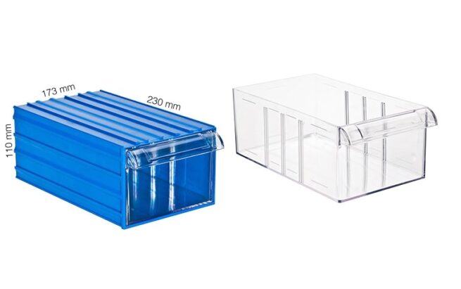 cutie organizatoare cu sertare transparente