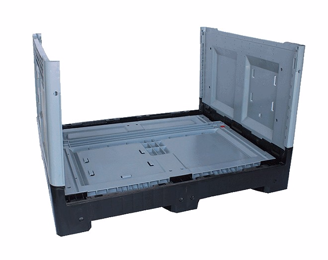 kt-1210-2 cutie mare cu capac box palet plastic pliabil