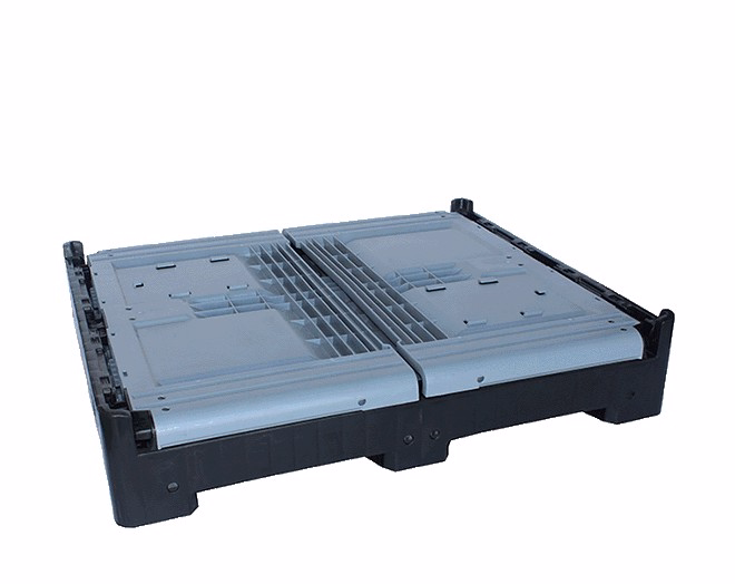 kt-1210-3 cutie mare cu capac box palet plastic pliabil