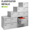 clasificator metalic dosare suspendate cu 2 până la 5 sertare