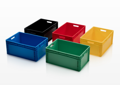 euro container plastic colorat
